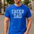 Cheer Dad Cheer Leading Cheer Leading Men Dad Father Men's Casual T-Shirt Royal Blue