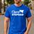 Cheer Stepdad Cheerleading Step Dad Cheerleader Stepfather Men's Casual T-Shirt Royal Blue