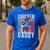 Chicken Daddy a Fun For Every Rooster In The Basket Men's Casual T-Shirt Royal Blue