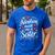 Child Adoption Day Adoptive Dad Adoption Made Me A Sister Men's Casual T-Shirt Royal Blue