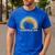 Chinchilla Dad Father's Day Chinchilla Lover Dad Daddy Men's Casual T-Shirt Royal Blue