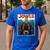 Chocolate Lab Jowls Labrador Retriever Dog Mom Dad Men's Casual T-Shirt Royal Blue