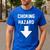 Choking Hazard Adult Dad Joke Men's Casual T-Shirt Royal Blue