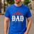 Circus Dad Of The Birthday Boy & Girl Carnival Family Outfit Men's Casual T-Shirt Royal Blue Circus Dad Of The Birthday Boy & Girl Carnival Family Outfit Men's Casual T-Shirt Royal Blue