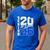 Class Of 2026 Dad Proud Dad Of A 2026 Senior Graduate Men's Casual T-Shirt Royal Blue
