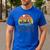 Comin In Hot Pontoon Boat Boating Lake For Dad Small Men's Casual T-Shirt Royal Blue