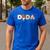 Cookies Dada 1st Birthday Milk Party Family Matching Men's Casual T-Shirt Royal Blue