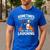 Cool Bowling Men Dad Bowler Fun Crazy Best Bowling Men's Casual T-Shirt Royal Blue