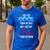 I Get My Cool From My Dad But I Get My Sass From My Mom Men's Casual T-Shirt Royal Blue