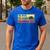 Cool Garbage Man Art For Men Dad Father Garbage Dump Truck Men's Casual T-Shirt Royal Blue