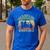 This Is How A Cool Grandpa Rolls Vintage Golf Dad Grandpa Men's Casual T-Shirt Royal Blue