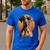 Cool Retro Vizsla Dog Mom Dad Vintage Pet Lovers Men's Casual T-Shirt Royal Blue