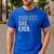 Coolest Dad Ever For Greatest Number 1 Dad Best Father Men's Casual T-Shirt Royal Blue