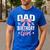 Coquette Pink Bow Men Dad Of The Birthday Girl Men's Casual T-Shirt Royal Blue Coquette Pink Bow Men Dad Of The Birthday Girl Men's Casual T-Shirt Royal Blue