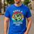 Have A Crappie Day Retro Fishing Sarcastic Dad Men's Casual T-Shirt Royal Blue
