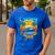 Cruising With My Son Mom Dad Cruise Vacation Matching Men's Casual T-Shirt Royal Blue