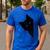 Curious Cat Peeking Sneaky Cat Cat Mom Cat Dad Men's Casual T-Shirt Royal Blue Curious Cat Peeking Sneaky Cat Cat Mom Cat Dad Men's Casual T-Shirt Royal Blue