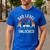 Cute Vintage Dad Level Unlocked Funny Gamer New Daddy Father Men's Casual T-Shirt Royal Blue