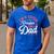 Cuter Version Of Dad Cute Kid Boy Girl Proud New Dad Men's Casual T-Shirt Royal Blue