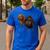 Dachshund Shirt Doxie Mom Dad Love Wiener Dog Puppy Cute Tee Men's Casual T-Shirt Royal Blue