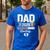 Dad 2026 Loading Expecting New Baby Announcement Men Men's Casual T-Shirt Royal Blue