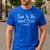 Dad To Be 2026 Promoted To Daddy Soon To Be New Dad Men's Casual T-Shirt Royal Blue