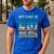 My Dad Is 40 And Still Awesome 40th Birthday Vintage Retro Men's Casual T-Shirt Royal Blue
