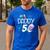 My Dad Is 50 Years Daddy Father 50th Years Birthday Men's Casual T-Shirt Royal Blue