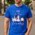 Dad 5th Birthday Her Royal Fiveness Princess Matching Men's Casual T-Shirt Royal Blue