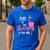 Dad Of B-Day Girl Flamazing Pink Flamingo Birthday Party Men's Casual T-Shirt Royal Blue Dad Of B-Day Girl Flamazing Pink Flamingo Birthday Party Men's Casual T-Shirt Royal Blue