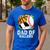 Dad Of Ballers Baseball Soccer Basketball Dad Men's Casual T-Shirt Royal Blue