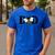 Dad Bee Cute Beekeeping 1st Birthday Matching Family Dada Men's Casual T-Shirt Royal Blue