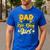Dad Of The Bee Day Girl Flower Birthday Family Matching Men's Casual T-Shirt Royal Blue