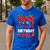 Dad Of The Berry First Birthday Of Girl Strawberry Men's Casual T-Shirt Royal Blue