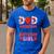 Dad Of The Berry First Birthday Girl Sweet Strawberry Men's Casual T-Shirt Royal Blue