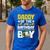 Dad Of The Birthday Boy Construction Theme Party Matching Men's Casual T-Shirt Royal Blue Dad Of The Birthday Boy Construction Theme Party Matching Men's Casual T-Shirt Royal Blue