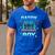 Dad Of The Birthday Boy Cool Gamer Video Game Birthday Men's Casual T-Shirt Royal Blue