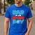 Dad Of The Birthday Boy Dog Lover Birthday Family Men's Casual T-Shirt Royal Blue