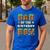 Dad Of The Birthday Boy Gamer Pixel Birthday Party Matching Men's Casual T-Shirt Royal Blue