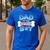 Dad Of The Birthday Boy Matching Dog Family Birthday Party Men's Casual T-Shirt Royal Blue