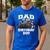Dad Of The Birthday Boy Policeman Officer Party Men's Casual T-Shirt Royal Blue Dad Of The Birthday Boy Policeman Officer Party Men's Casual T-Shirt Royal Blue