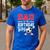 Dad Of The Birthday Boy Shirt Soccer Party Family Daddy Men's Casual T-Shirt Royal Blue