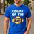 Dad Of The Birthday Boy Wrestling Belt Birthday Kids Boys Men's Casual T-Shirt Royal Blue Dad Of The Birthday Boy Wrestling Belt Birthday Kids Boys Men's Casual T-Shirt Royal Blue
