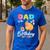 Dad Of The Birthday Capybara Girl Bday Party Family Men's Casual T-Shirt Royal Blue