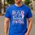 Dad Of The Birthday CowGirl Rodeo CowGirl Birthday Men's Casual T-Shirt Royal Blue Dad Of The Birthday CowGirl Rodeo CowGirl Birthday Men's Casual T-Shirt Royal Blue