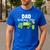 Dad Birthday Crew Garbage Truck Birthday Party T-Shirt Men's Casual T-Shirt Royal Blue