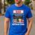 Dad Birthday Crew Movie Night Theme Matching Party Men's Casual T-Shirt Royal Blue Dad Birthday Crew Movie Night Theme Matching Party Men's Casual T-Shirt Royal Blue