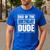 Dad Of The Birthday Dude Dad Of The Birthday Boy Men's Casual T-Shirt Royal Blue Dad Of The Birthday Dude Dad Of The Birthday Boy Men's Casual T-Shirt Royal Blue