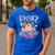 Dad Of The Birthday Girl 1St Birthday Pink Cow Farm Men's Casual T-Shirt Royal Blue Dad Of The Birthday Girl 1St Birthday Pink Cow Farm Men's Casual T-Shirt Royal Blue