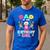 Dad Of The Birthday Girl Candy Family Bday Party Men's Casual T-Shirt Royal Blue
